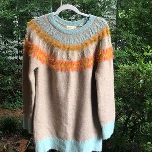 Anthropologie sleeping in snow sweater